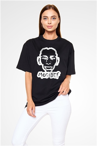 Mos Def Siyah Unisex Tişört T-Shirt - TişörtFabrikası