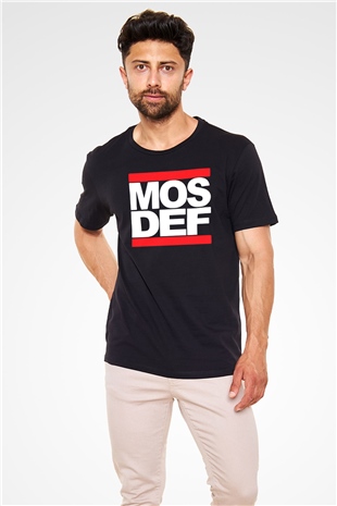 Mos Def Siyah Unisex Tişört T-Shirt - TişörtFabrikası