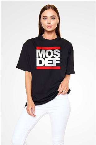 Mos Def Siyah Unisex Tişört T-Shirt - TişörtFabrikası