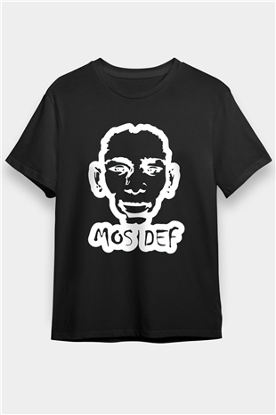 Mos Def Siyah Unisex Tişört T-Shirt - TişörtFabrikası