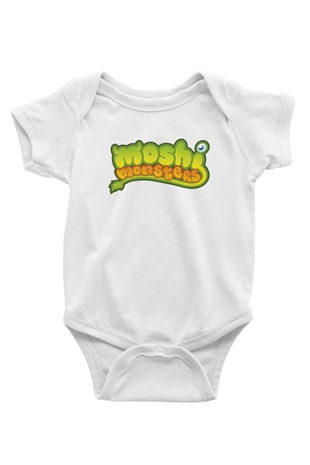 Moshi Monsters Beyaz Bebek Body - Zıbın