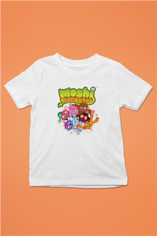 Moshi Monsters Beyaz Unisex Çocuk Tişört