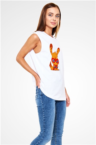 Moshi Monsters Beyaz Unisex Kolsuz Tişört