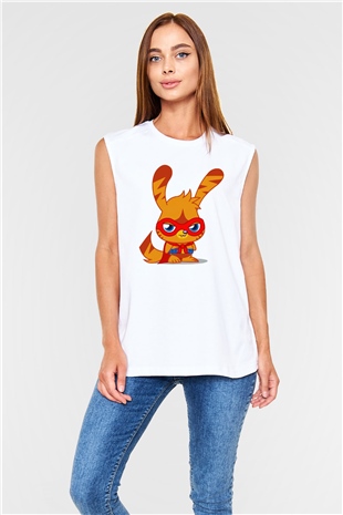 Moshi Monsters Beyaz Unisex Kolsuz Tişört