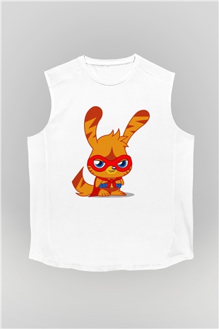 Moshi Monsters Beyaz Unisex Kolsuz Tişört