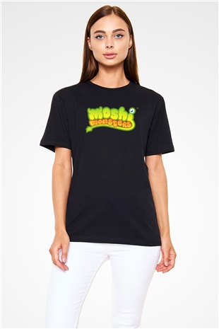 Moshi Monsters Siyah Unisex Tişört T-Shirt