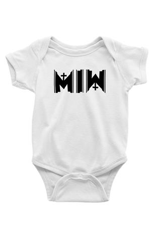 Motionless in White Baskılı Beyaz Unisex Bebek Body - Zıbın