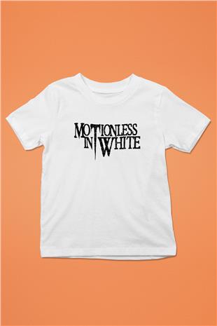 Motionless in White Baskılı Beyaz Unisex Beyaz Çocuk Tişört - Tshirt