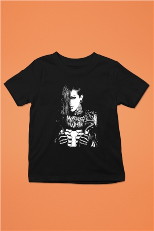 Motionless in White Baskılı Unisex Siyah Çocuk Tişört - Tshirt