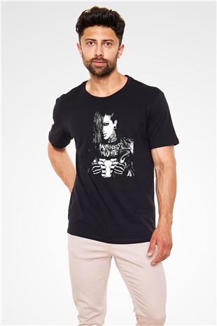 Motionless in White Baskılı Unisex Siyah Tişört - Tshirt