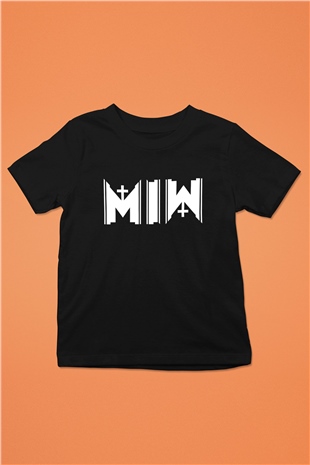 Motionless in White Baskılı Unisex Siyah Çocuk Tişört - Tshirt