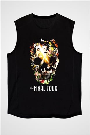 Mötley Crüe Siyah Unisex Kolsuz Tişört