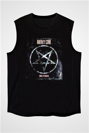 Mötley Crüe Siyah Unisex Kolsuz Tişört