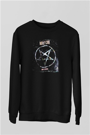 Mötley Crüe Siyah Unisex Sweatshirt