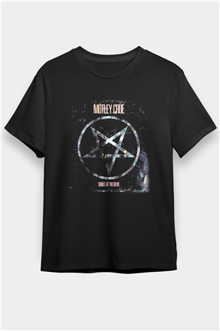 Mötley Crüe Siyah Unisex Tişört T-Shirt - TişörtFabrikası
