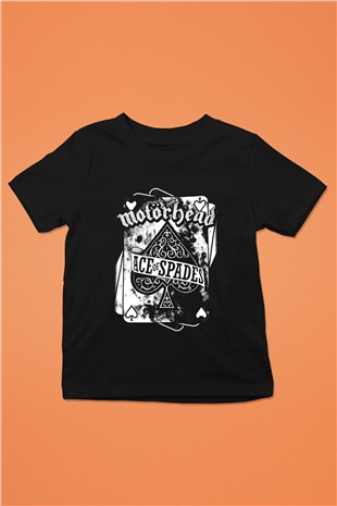 Motörhead Ace Of Spades Baskılı Siyah Unisex Çocuk Tişört