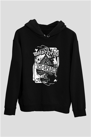Motörhead Ace Of Spades Siyah Unisex Hoodie