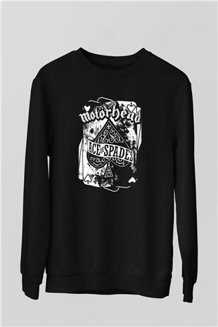 Motörhead Ace Of Spades Siyah Unisex Sweatshirt