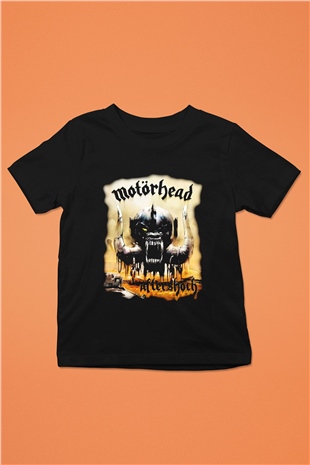 Motörhead After Shock Baskılı Siyah Unisex Çocuk Tişört