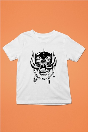 Motörhead Baskılı Beyaz Unisex Çocuk Tişört