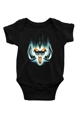 Motörhead Baskılı Siyah Bebek Body - Zıbın