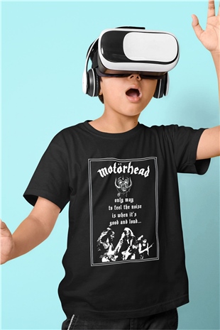 Motörhead Baskılı Siyah Unisex Çocuk Tişört