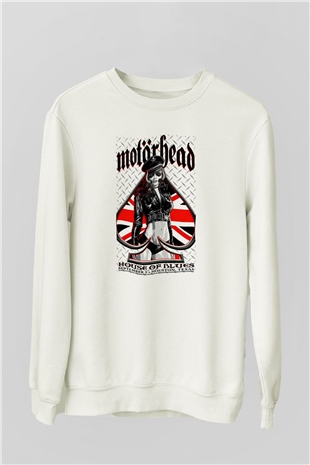 Motörhead Beyaz Unisex Sweatshirt
