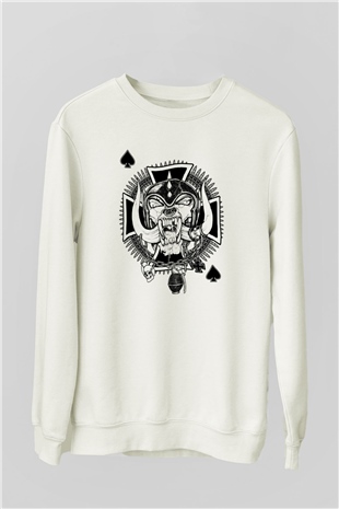 Motörhead Beyaz Unisex Sweatshirt