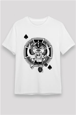 Motörhead Beyaz Unisex Tişört T-Shirt - TişörtFabrikası