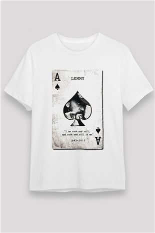 Motörhead Beyaz Unisex Tişört T-Shirt - TişörtFabrikası
