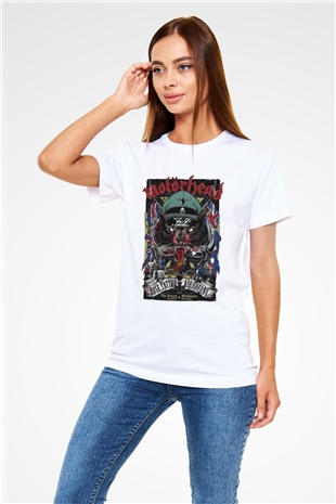 Motörhead Beyaz Unisex Tişört T-Shirt - TişörtFabrikası