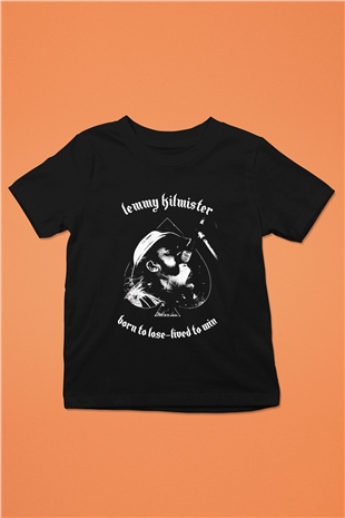 Motörhead Born To Lose Baskılı Siyah Unisex Çocuk Tişört