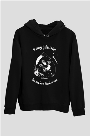Motörhead Born To Lose Siyah Unisex Hoodie