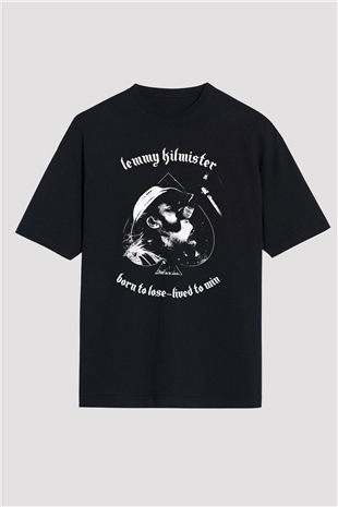 Motörhead Born To Lose Siyah Unisex Oversize Tişört T-Shirt