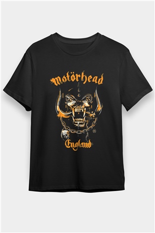 Motörhead England Siyah Unisex Tişört T-Shirt - TişörtFabrikası