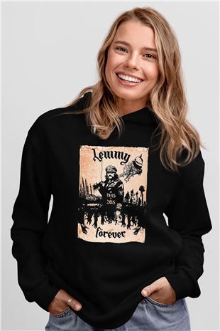 Motörhead Forever Siyah Unisex Hoodie