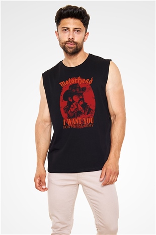 Motörhead I Want You Siyah Unisex Kolsuz Tişört