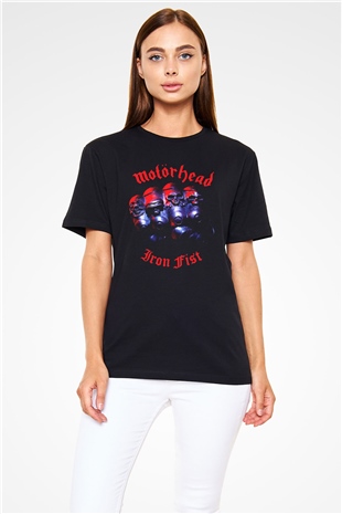 Motörhead Iron First Siyah Unisex Tişört T-Shirt - TişörtFabrikası