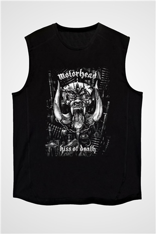 Motörhead Kiss Of Death Siyah Unisex Kolsuz Tişört