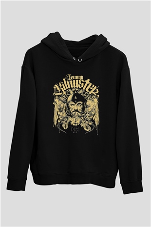 Motörhead Lemmy Kilmister Siyah Unisex Hoodie