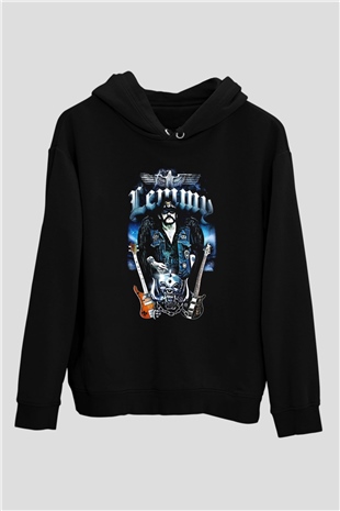 Motörhead Lemmy Siyah Unisex Hoodie