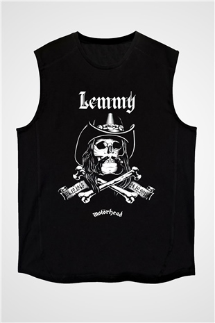 Motörhead Lemmy Siyah Unisex Kolsuz Tişört