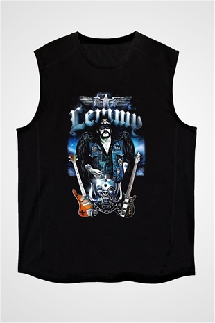 Motörhead Lemmy Siyah Unisex Kolsuz Tişört