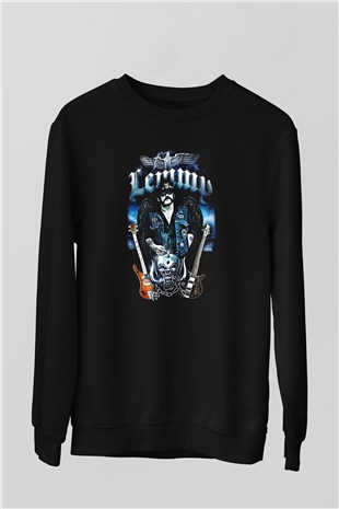 Motörhead Lemmy Siyah Unisex Sweatshirt