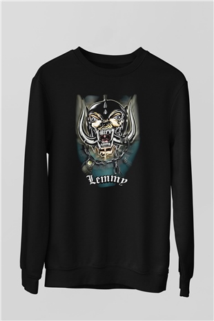 Motörhead Lemmy Siyah Unisex Sweatshirt