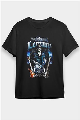 Motörhead Lemmy Siyah Unisex Tişört T-Shirt - TişörtFabrikası