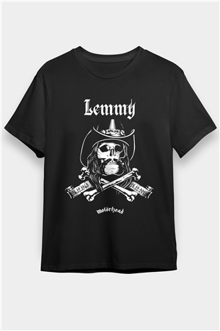 Motörhead Lemmy Siyah Unisex Tişört T-Shirt - TişörtFabrikası