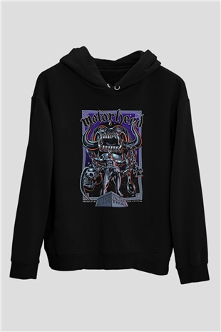 Motörhead Siyah Unisex Hoodie