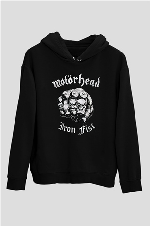 Motörhead Siyah Unisex Kapüşonlu Sweatshirt