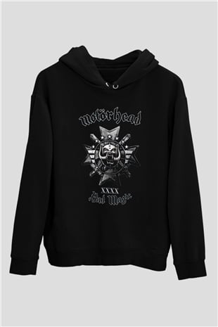 Motörhead Siyah Unisex Kapüşonlu Sweatshirt